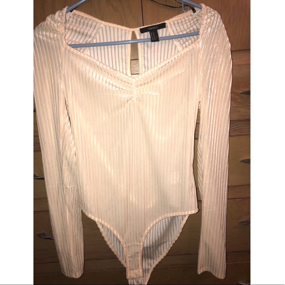 Forever 21 velvet bodysuit